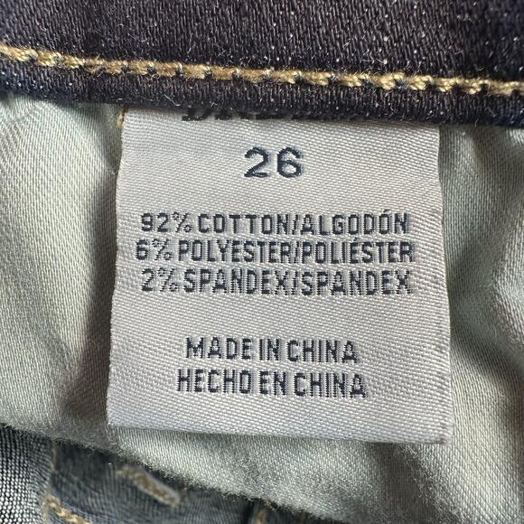 BKE Buckle PAYTON Size 26 Blue Mid Rise Ankle Skinny Jeans Denim Pants 27x27.5 - Picture 10 of 11